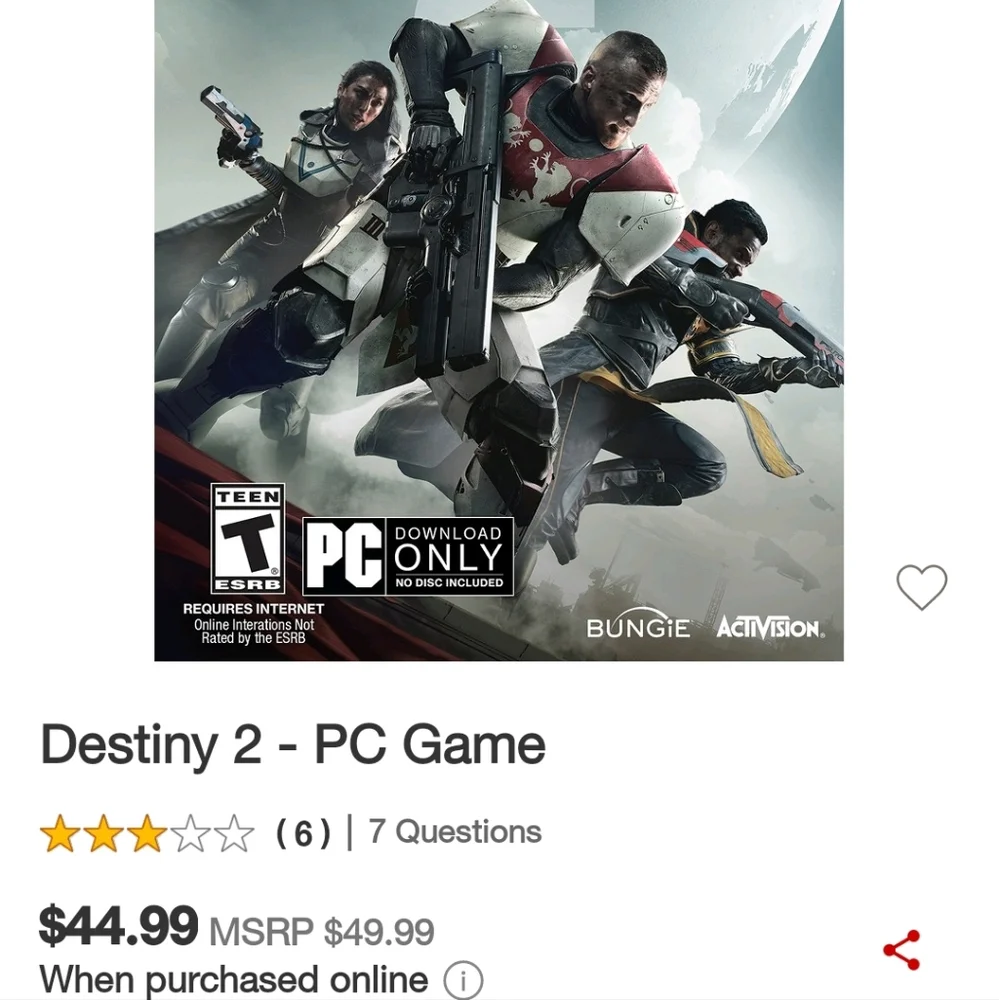 Destiny 2 pc download